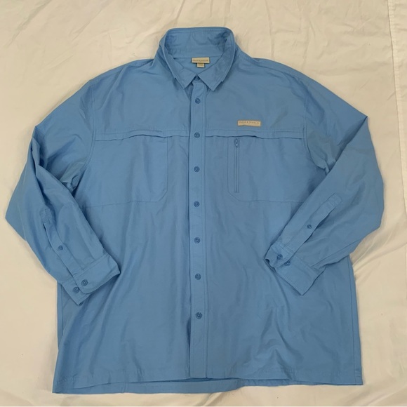 Field & Stream Shirt XXL
Blue
Fishing
Vented
2 Pockets
Roll Tab Sleeve - Picture 14 of 14